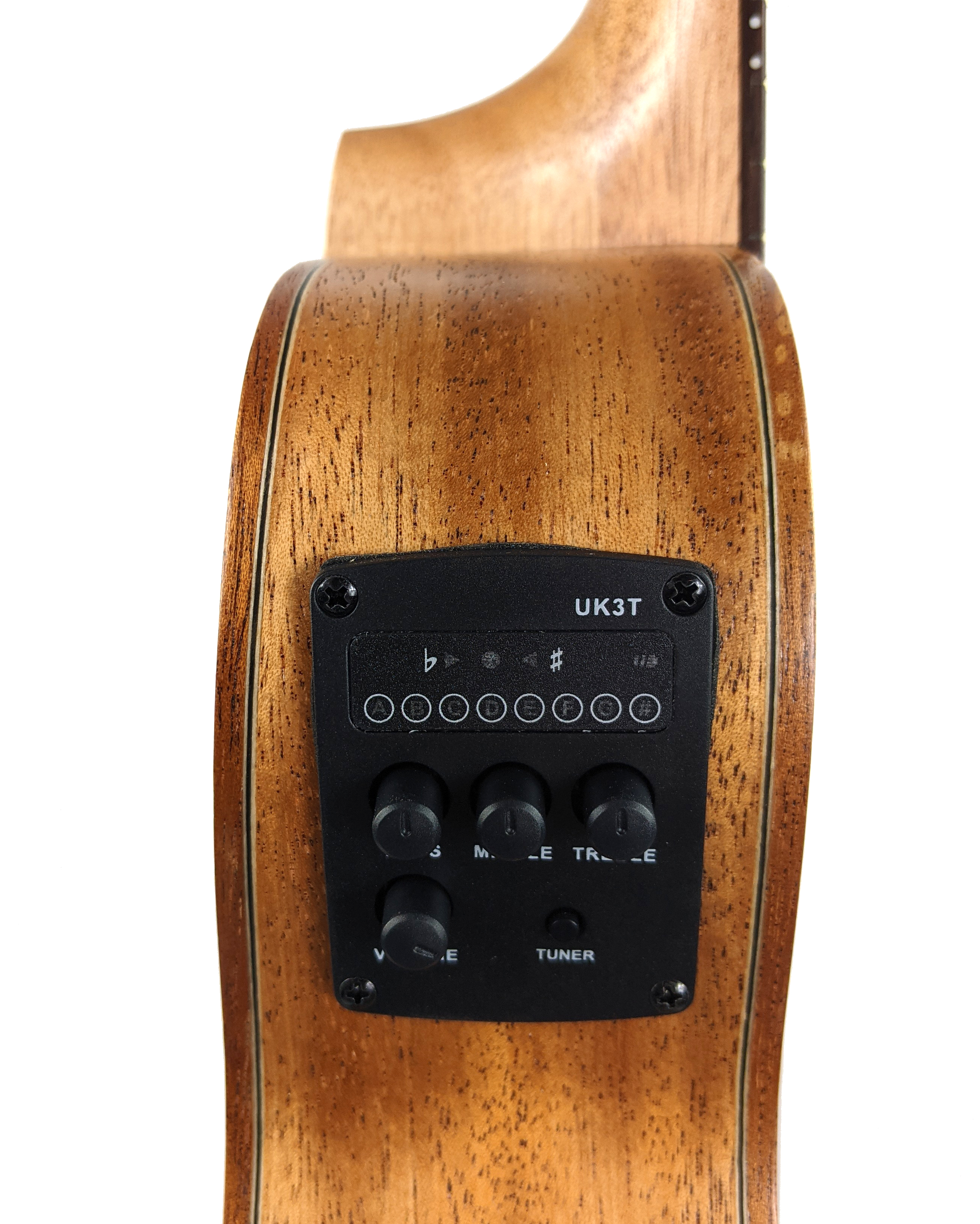 U-Turn Flow Concert Ukulele - solid top & EQ 