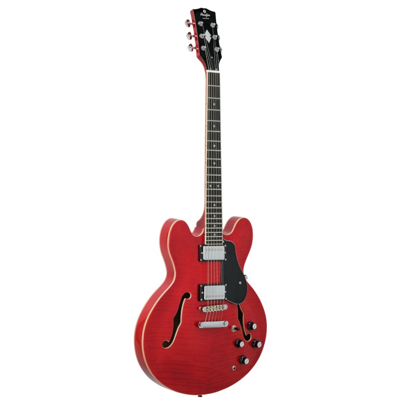 Prodipe Guitars Hollow Body HB85, cherry burst