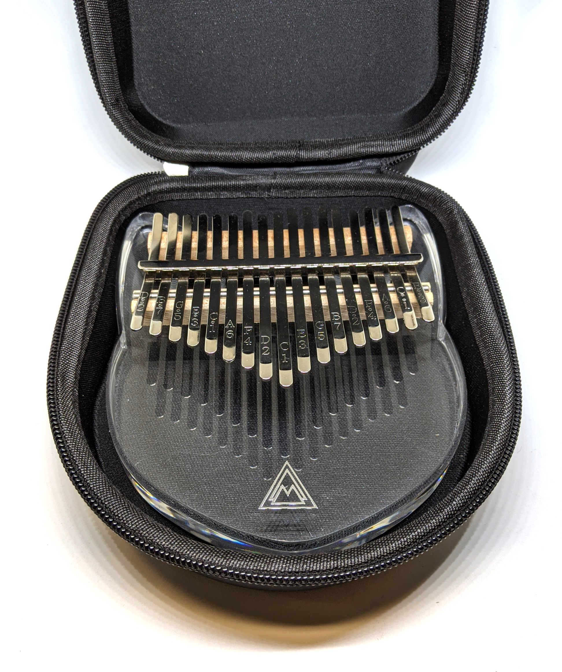 AMD Kalimba Acryl 17 Zungen "Katzenohren"