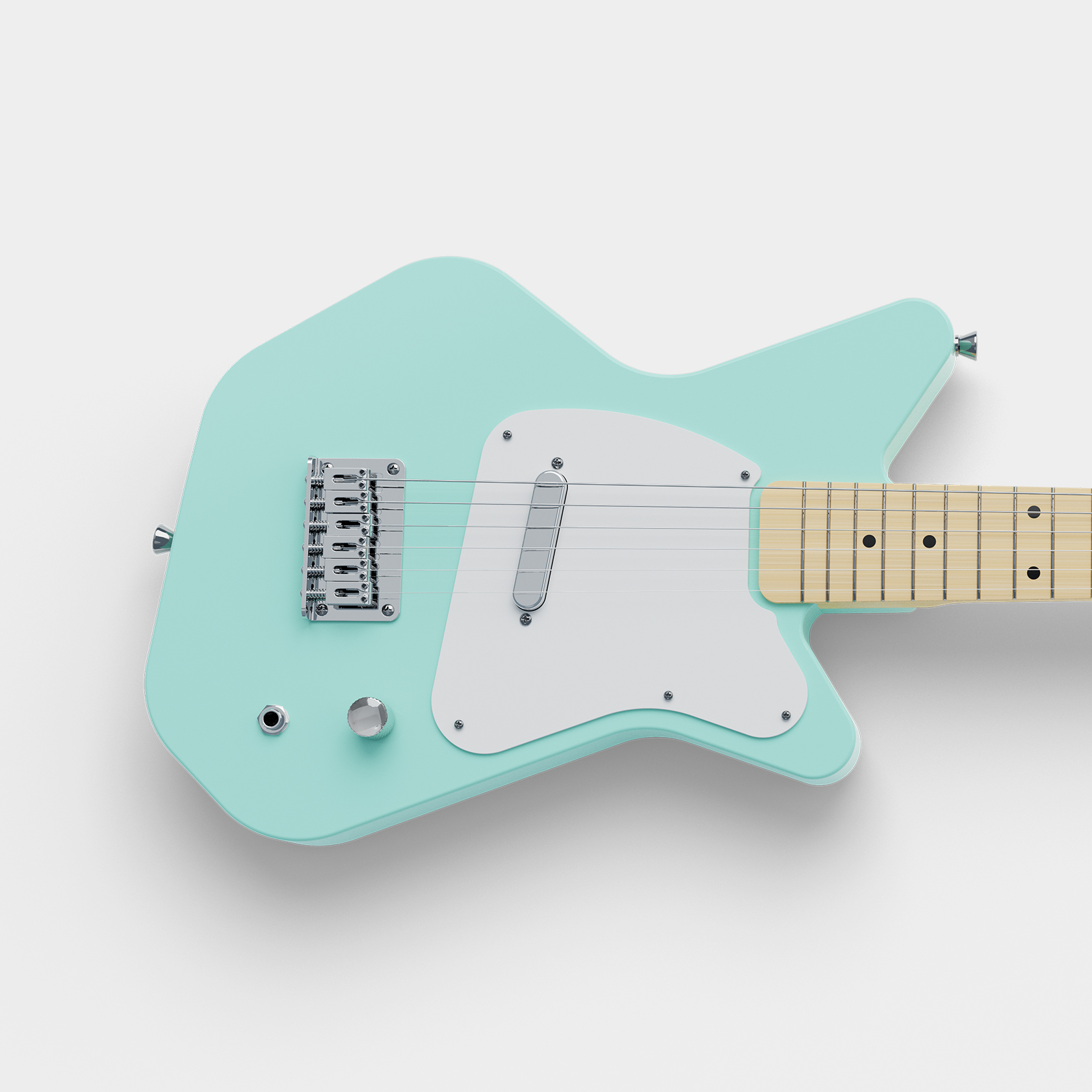 Loog Pro Electric Guitars VI - Green