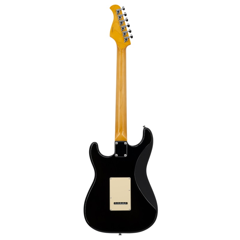 Prodipe  Strat ST93,  alder flame top trans black