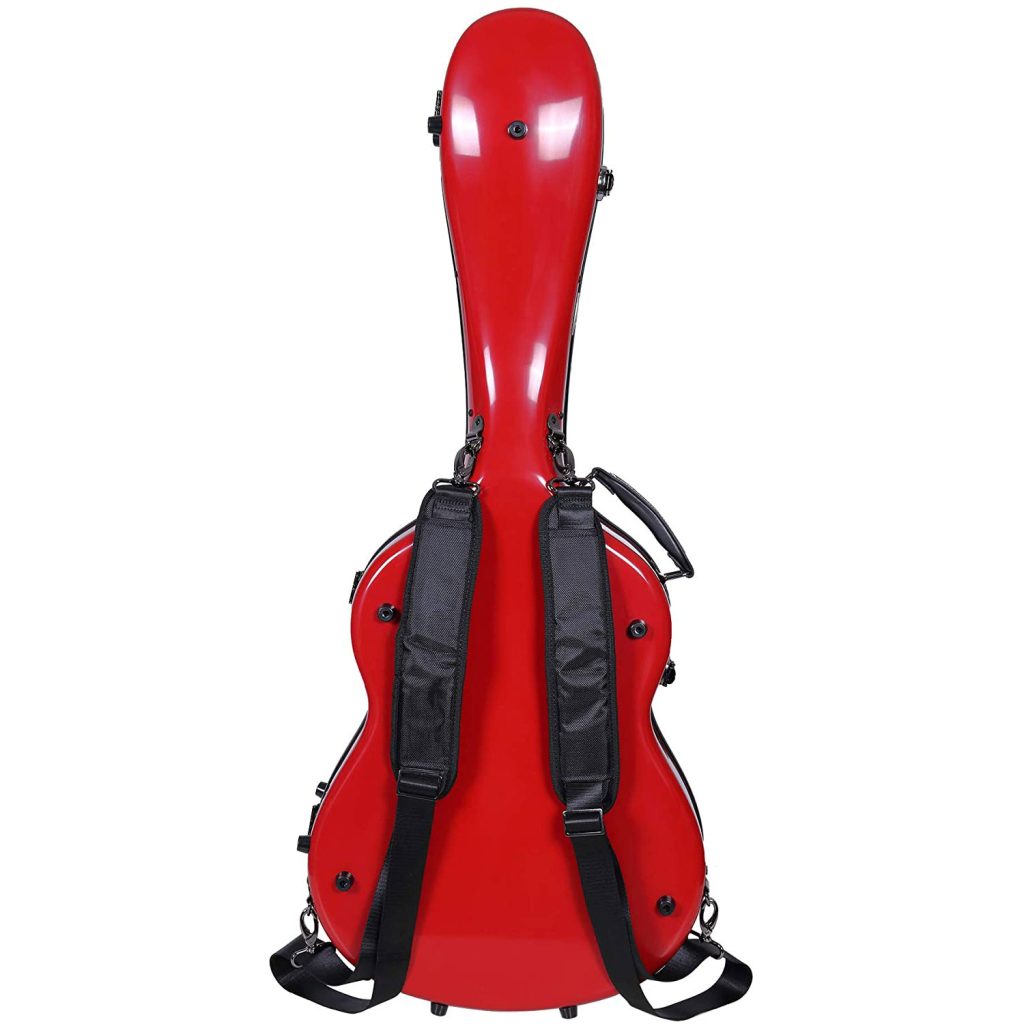 Crossrock CRF2021C Fiberglass Konzertgitarre, red