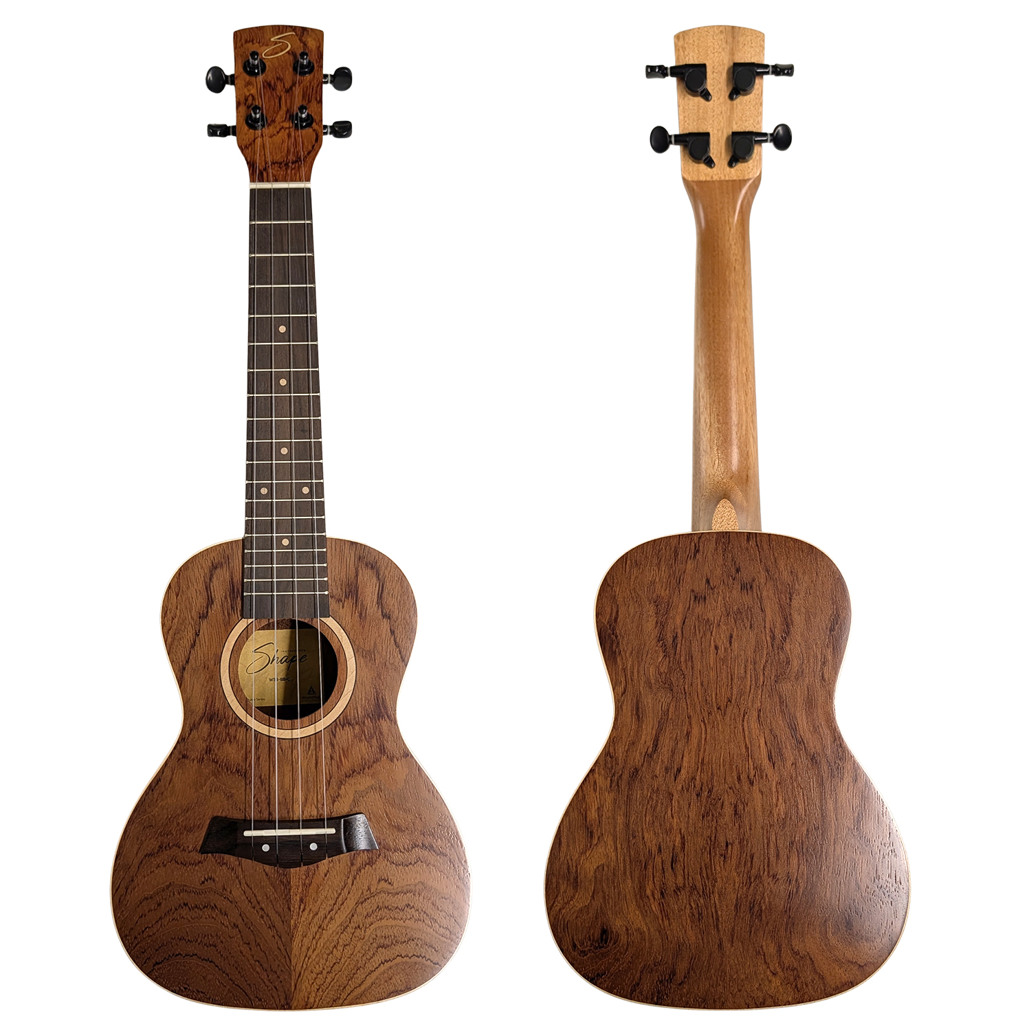 Shape Ukulele  Konzert Bubinga, W38