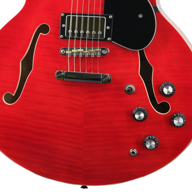 Prodipe Guitars Hollow Body HB85, cherry burst