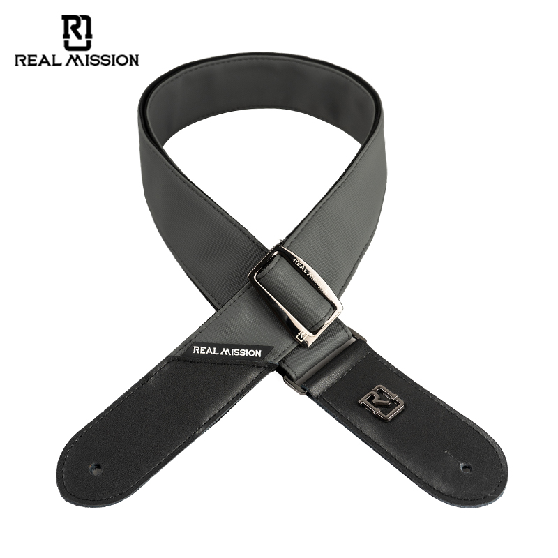 Gitarren Gurt Pastel Serie - Real Mission - Grey