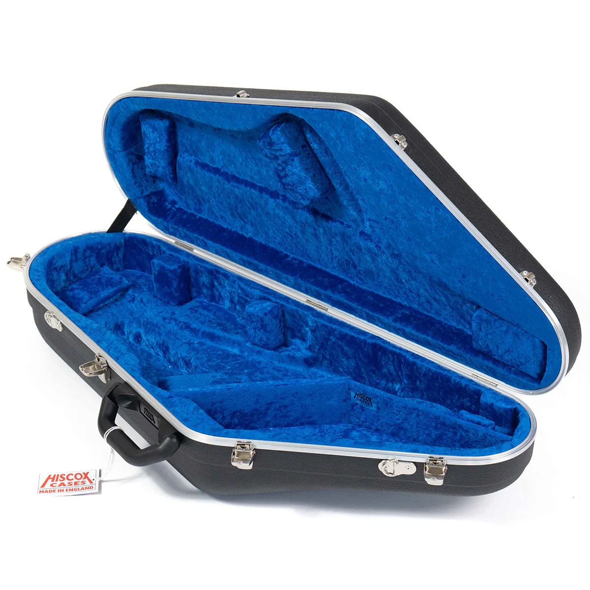 Hiscox WTS Tenor Saxophonkoffer, black / blue