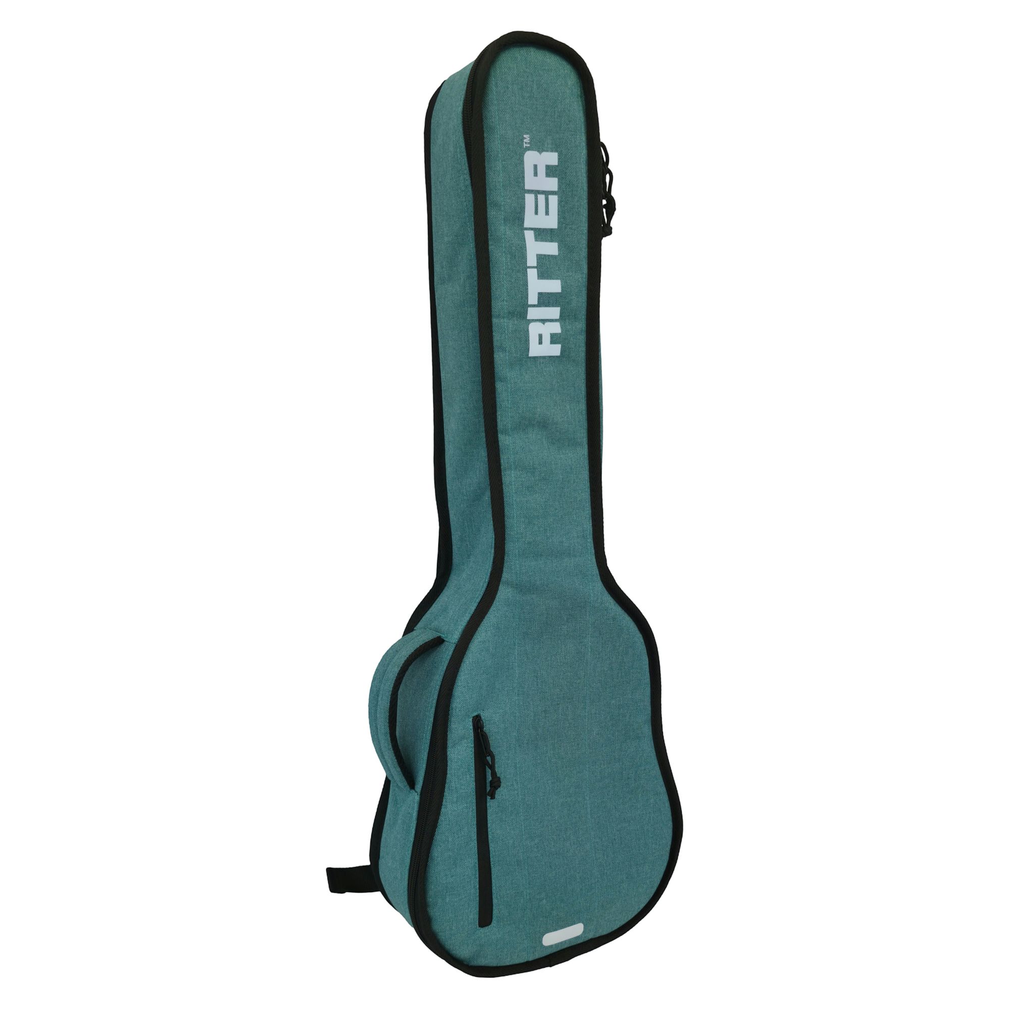 Ritter Gigbag Evilard Baritone Ukulele, Aqua Green