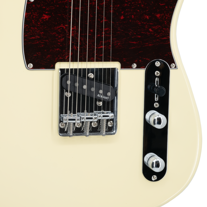 Prodipe Telecaster TC80 RA, vintage white