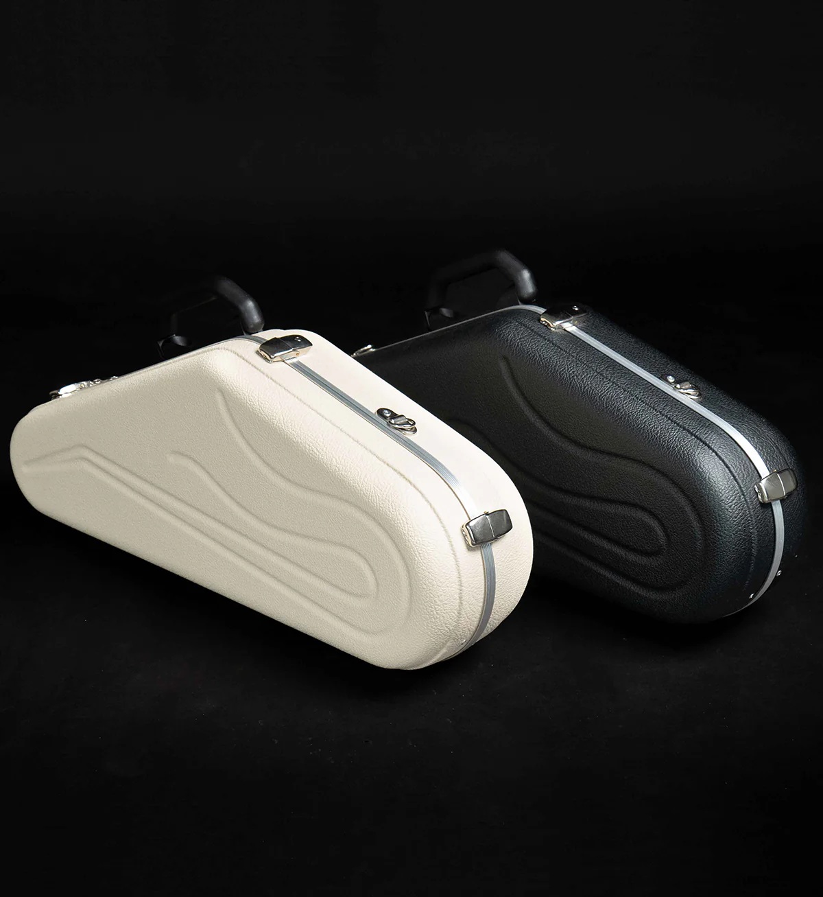 Hiscox WAS Saxophone Case, ivory/blue