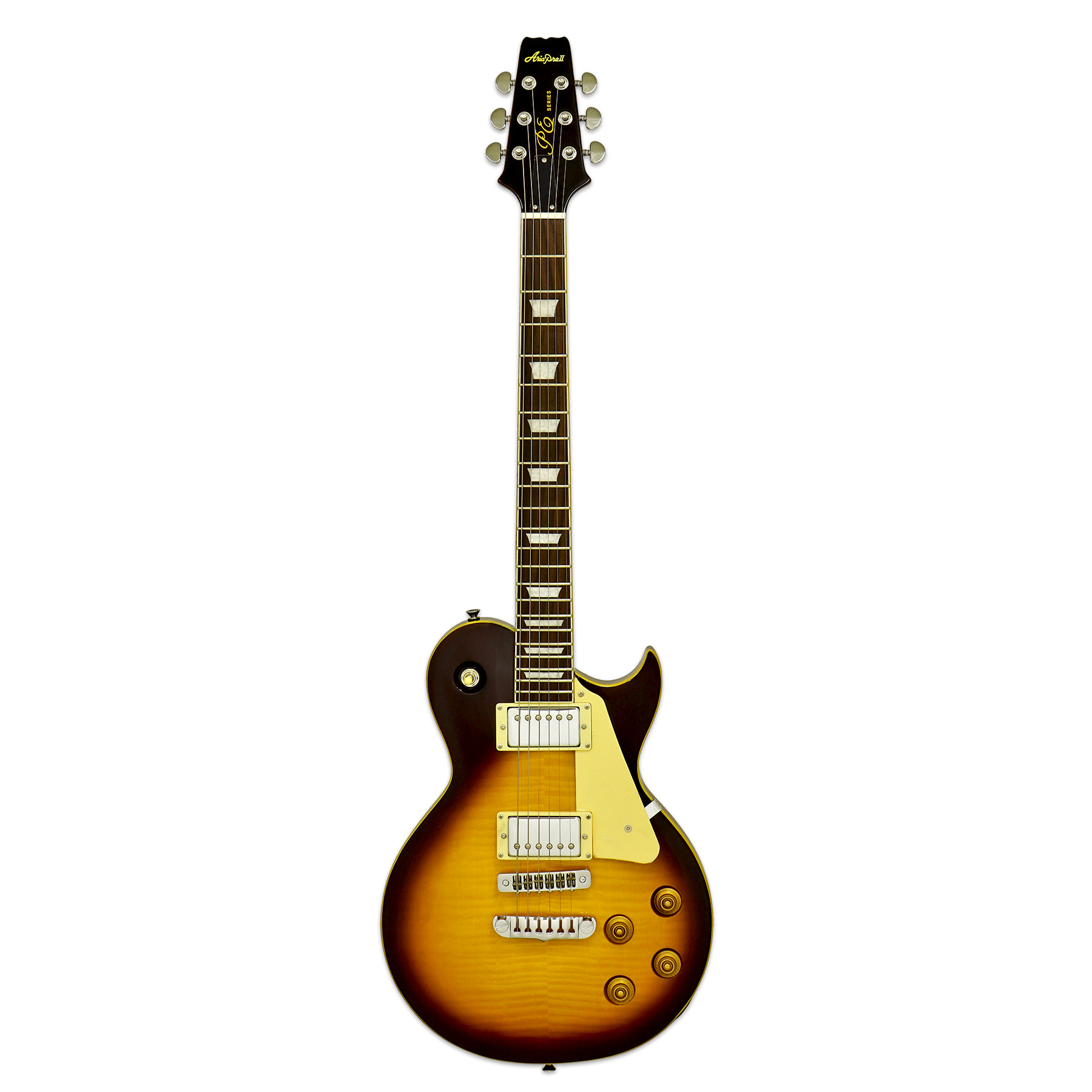 Aria PE 590 STD, aged tobacco sunburst