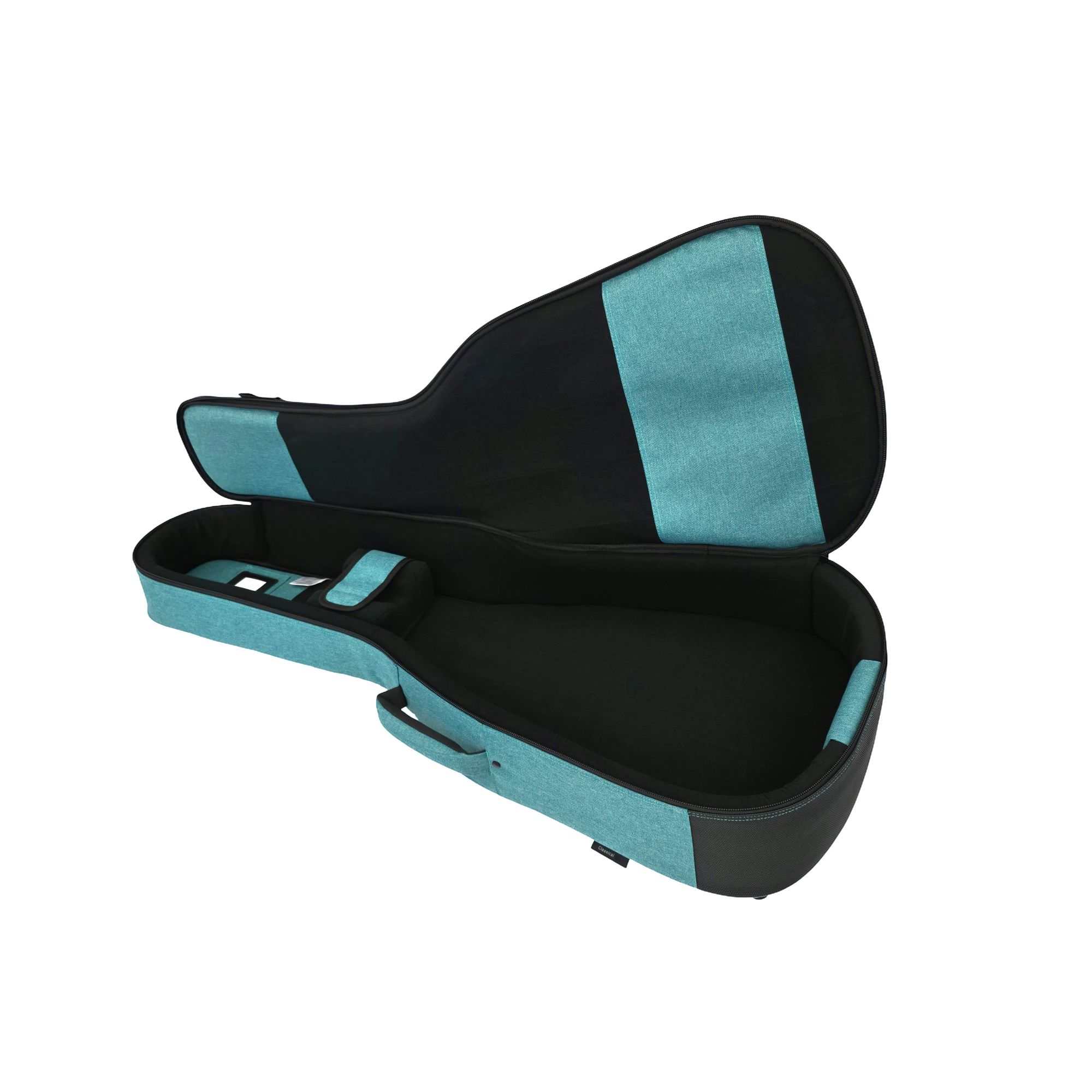 Ritter Gigbag Bern Classical 1/2 Guitar, Aqua Green