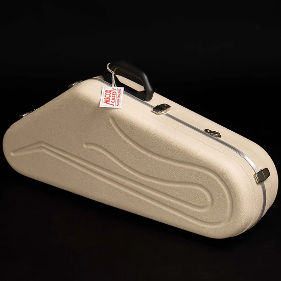Hiscox WTS Tenor Saxophonkoffer, ivory / blue