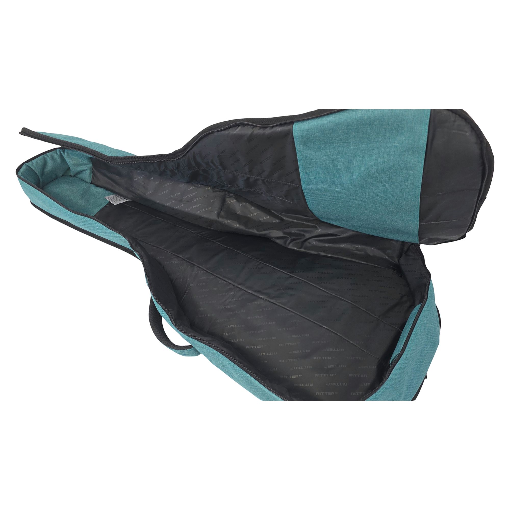 Ritter Gigbag Evilard Classical 1/2 Guitar. Aqua Green