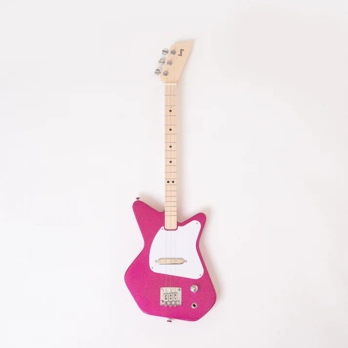 Loog Pro Electric Guitars  Sparkle Pink