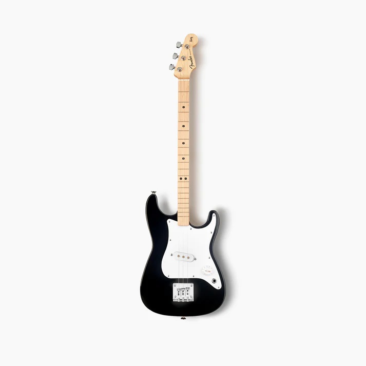 Fender X Loog Stratocaster Electric Guitar, black