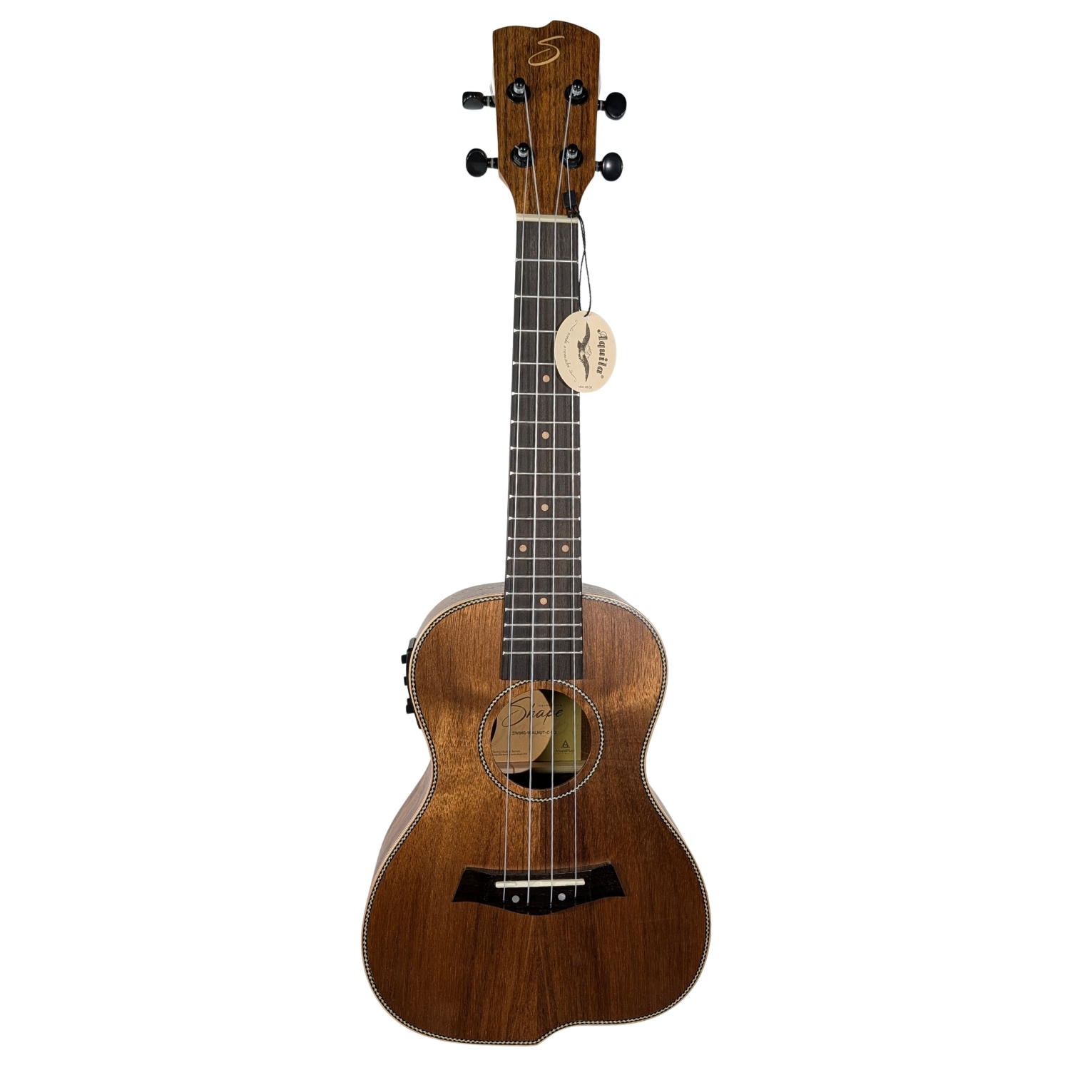 Shape Swing Ukulele Walnut  Concert  EQ