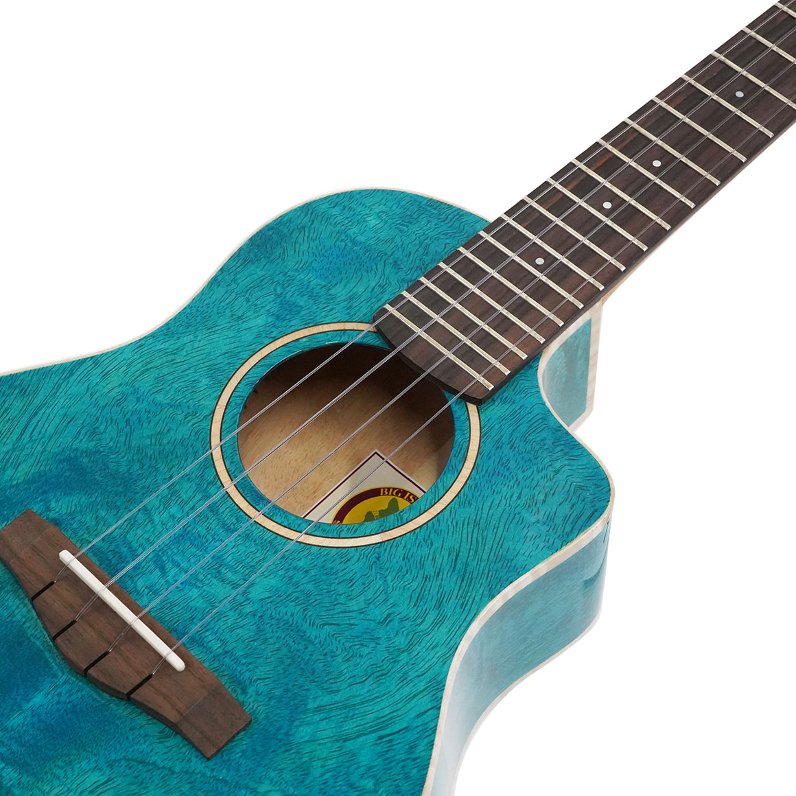 Big Island Ukulele Tenor, MO-TRS blue