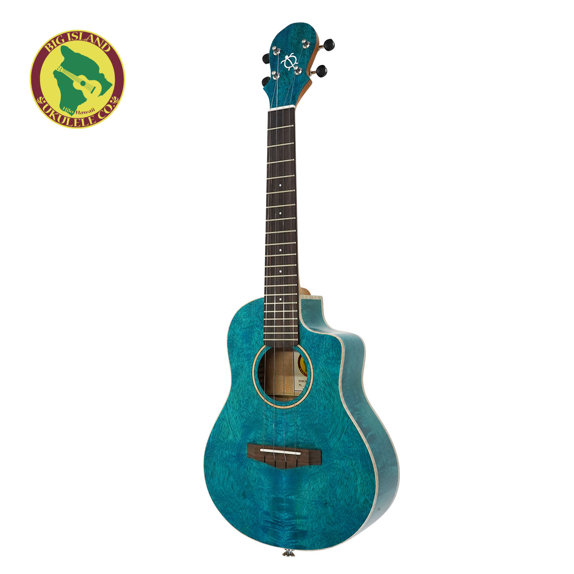 Big Island Ukulele Tenor, MO-TRS blue
