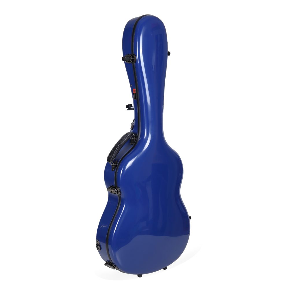 Crossrock CRF2020CBK Fiberglass Konzertgitarre, navy-blue